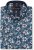 Kam Jeans 6061 Hibiscus Floral Print Short Sleeve Shirt Midnight Blue - Camisas - Camisas 2XL-10XL