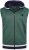 Kam Jeans TS005 Retro Tracky Set (Shorts/Sleeveless Hoodie) Racing Green - Todos prendas - Ropa tallas grandes hombre