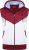 Kam Jeans TS006 Retro Pannelled Tracky Set (Shorts/Sleeveless Hoodie) Red - Chándales - Chándales Tallas Grandes Hombre