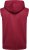 Kam Jeans TS006 Retro Pannelled Tracky Set (Shorts/Sleeveless Hoodie) Red - Chándales - Chándales Tallas Grandes Hombre