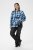 Kaffe Curve Sasja Camisa de manga larga Blue Snake Flower - Blusas y túnicas - 
