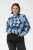 Kaffe Curve Sasja Camisa de manga larga Blue Snake Flower - Blusas y túnicas - 