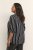 Kaffe Curve Sida Blusa Negro/Tiza A Rayas - Blusas y túnicas - 