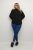 Kaffe Curve Ditta Smock Blusa Negro Profundo - Blusas y túnicas - 