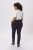 Kaffe Curve Jia Pantalones con cinturón Azul marino medianoche - Vaqueros & Pantalones de Mujer Tallas Grandes – Plus Size - 
