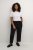 Kaffe Curve Sakira Pantalones cropped Negro intenso - Vaqueros & Pantalones de Mujer Tallas Grandes – Plus Size - 