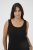 Kaffe Curve Carina Top de tirantes Negro intenso - Camisetas - 