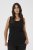 Kaffe Curve Carina Top de tirantes Negro intenso - Camisetas - 