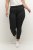 Kaffe Curve Leana Pantalones Chino 7/8 Negro Profundo - Vaqueros & Pantalones de Mujer Tallas Grandes – Plus Size - 
