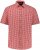 JP1880 Shirt Traditional Checked Short Sleeve Red - Camisas - Camisas 2XL-10XL
