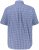 JP1880 Short Sleeve Check Print Traditional Shirt Blue - Camisas - Camisas 2XL-10XL