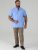 D555 James Camisa Oxford De Manga Corta TALL Azul Cielo - TALL camisas - Camisas TALL para hombre alto