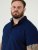 D555 James Camisa Oxford De Manga Corta TALL Azul Marino - TALL camisas - Camisas TALL para hombre alto
