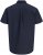 Jack & Jones Henry Slub Short Sleeve Navy - Camisas - Camisas 2XL-10XL