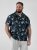 D555 Corden Hawaiian AOP Cuban Collar Resort Short Sleeve Navy - Camisas de manga corta - Camisas Manga Corta Tallas Grandes