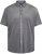 North Latitude 61116 Camisa Piqué Jaspeada de Manga Corta Gris - Polos - Polos 2XL-8XL