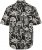 JP1880 Skull Pattern Jersey Short Sleeve Shirt Black - Camisas - Camisas 2XL-10XL