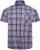 Kam Jeans 6339 Checked Short Sleeve Shirt Blue - Camisas - Camisas 2XL-10XL