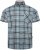 Kam Jeans 6339 Checked Short Sleeve Shirt Mineral Blue - Camisas - Camisas 2XL-10XL