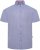 Kam Jeans 6340 Linen Mix Short Sleeve Shirt Blue - Camisas - Camisas 2XL-10XL