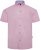 Kam Jeans 6340 Linen Mix Short Sleeve Shirt Pink - Camisas - Camisas 2XL-10XL