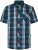 Kam Jeans 6380 Casual Checked Short Sleeve Shirt Navy - Camisas de manga corta - Camisas Manga Corta Tallas Grandes