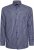 Kam Jeans 6351 Classic Gingham Shirt Long Sleeve Navy - Camisas - Camisas 2XL-10XL