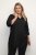 Kaffe Curve Nana Túnica Camisera Negro Profundo - Blusas y túnicas - 