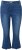 Ulla Popken Cropped Flared Eyelet Jeans Denim Blue - Vaqueros & Pantalones de Mujer Tallas Grandes – Plus Size - 