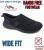 D555 Shelvey Kingsize Open Top Knitted Shoe Black - Zapatillas de deporte - 