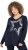Ulla Popken Sequined Star Rolled Edge Sweater Navy - Sudaderas y hoodies - 