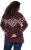 Ulla Popken Aztec Pattern Turtleneck Sweater Plum - Sudaderas y hoodies - 