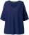Ulla Popken Oversized 3/4 Sleeve V-Neck Sweater Navy - Sudaderas y hoodies - 