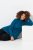 Ulla Popken Long Sleeves Mock Turtleneck Sweater Cerulean - Ulla Popken - Ulla Popken Ropa de Tallas Grandes