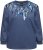 Ulla Popken Sequined Neck Long Sleeve Sweatshirt Ink Blue - Sudaderas y hoodies - 