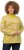 Ulla Popken Zebra Print Mock Turtleneck Long Sleeve Sweater Yellow Green - Sudaderas y hoodies - 