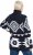 Ulla Popken Aztec-Inspired Long Sleeve Turtleneck Sweater Navy - Sudaderas y hoodies - 