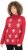 Ulla Popken Gingerbread Men Sweater Salsa Red - Sudaderas y hoodies - 