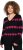 Ulla Popken Heart Print Long Sleeve V-Neck Sweater Black - Sudaderas y hoodies - 