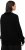 Ulla Popken Lace-Up Cuff Long Sleeve V-Neck Sweater Black - Sudaderas y hoodies - 