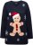 Ulla Popken Gingerbread Man Christmas Sweater Navy - Sudaderas y hoodies - 