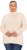 Ulla Popken Turtleneck Ribbed Trim Long Sleeve Sweater Nature Melange - Sudaderas y hoodies - 