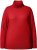 Ulla Popken Turtleneck Ribbed Trim Long Sleeve Sweater Salsa Red - Sudaderas y hoodies - 