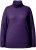 Ulla Popken Turtleneck Ribbed Trim Long Sleeve Sweater Deep Violet - Sudaderas y hoodies - 