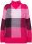 Ulla Popken Grand Check Long Sleeve Sweater Red Pink - Sudaderas y hoodies - 