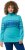 Ulla Popken Apres Ski Long Sleeve Troyer Collar Sweater Bright Turquoise - Sudaderas y hoodies - 