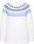 Ulla Popken Norwegian-Inspired Long Sleeve Knit Sweater Snow White - Sudaderas y hoodies - 