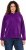 Ulla Popken Chenille Knit Hoodie Dark Purple - Sudaderas y hoodies - 