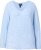 Ulla Popken Long Sleeve V-Neck Ribbed Knit Sweater Light Blue - Sudaderas y hoodies - Sudaderas, Hoodies y Punto Cómodos