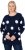 Ulla Popken Fluffy Polka Dot Sweater Ink Blue - Sudaderas y hoodies - 